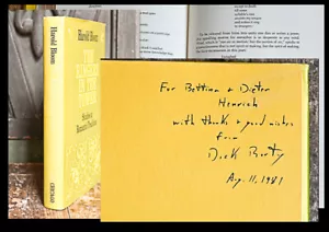 1971 With a dedication by Richard Rorty for an eminent philosopher Bloom - Bild 1 von 1