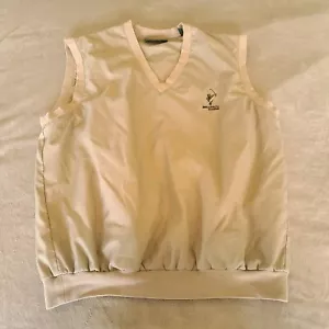 Slazenger Mens Medium Brown Bellsouth Classic Golf Vest Jacket Windbreaker - Picture 1 of 7