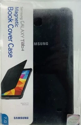 Original Samsung Magnetic Book Cover Case for Galaxy Tab 4 (7") - BLACK - Image 1 of 4
