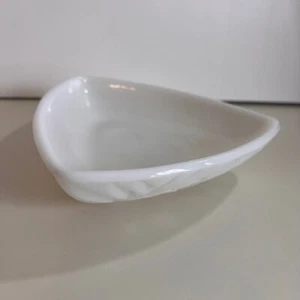 Vintage weiße dreieckige Schüssel, 5 cm - Bild 1 von 10