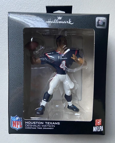Deshaun Watson Houston Texans Hallmark Ornament #4 Quarterback Figure NFL New Cover