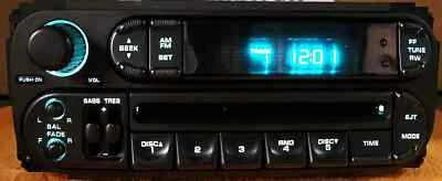 Chrysler Jeep Dodge 2002-2007 reproductor de CD radio estéreo-RBK-P56038589AI GENUINO OEM Foto 1 de 4