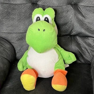 Juguete de almohada de peluche Nintendo Super Mario 20 pulgadas Yoshi, bolsillo secreto Foto 1 de 4