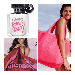 Victoria's Secret EAU SO PARTY Eau de Parfum (1.7 fl.oz.) /VS Tote Bag /Blanket - Picture 1 of 10