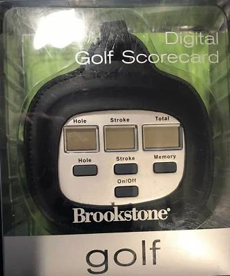 Cartão de pontuação eletrônico de golfe NOS Brookstone - Cartão de pontuação de golfe fácil de usar  - Imagem 1 de 2