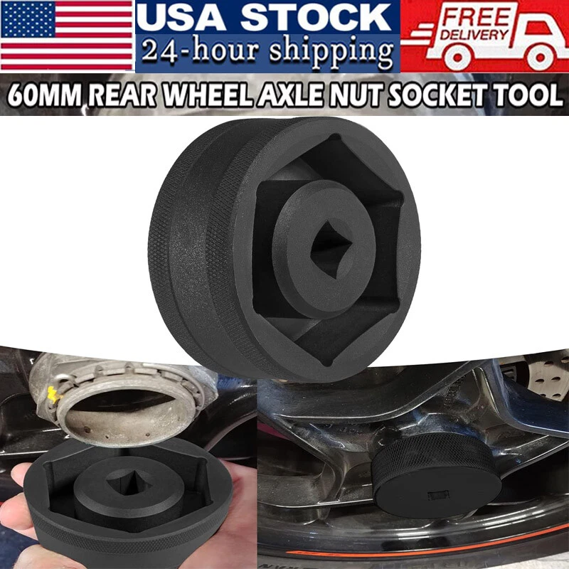 Herramienta de enchufe de tuerca de rueda trasera 60 mm para KTM Super Duke 1290 R/1290 2014-2022 Foto 1 de 4