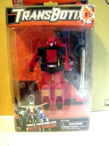 TRANSBOTIX Red PlayMind Robot Transforms Battle Warrior No 57622 - Picture 1 of 3