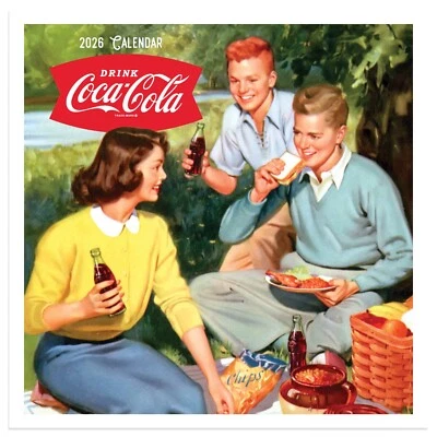 TF PUBLISHING 2026 Coca-Cola Mini Calendar