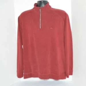 Tommy Bahama Pima Cotton Pullover 1/4 Zip Long Sleeve Sweater Sweatshirt Large L - Picture 1 of 7