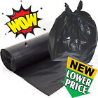 50 HEAVY DUTY BLACK REFUSE SACKS STRONG THICK RUBBISH BAGS BIN LINERS LARGE
