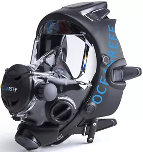 Maschera FFM Ocean Reef Extender con opzione 2° stadio Reg & Mercury Comms - chiusura! - Foto 1 di 11