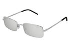 Yves Saint Laurent YSL SL 252 Rectangular Mirrored Sunglasses   Silver  #178 nwd