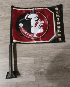 Florida State University Auto Fenster Flagge schwarz Granat und Gold - Bild 1 von 4