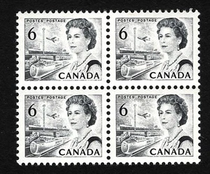 OPC 1967 Canadá 6c QEII Bloque Sc#460 MNH 47266 - Imagen 1 de 1