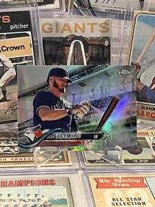 2018 Topps Chrome #8 Josh Donaldson SP Image Variation Refractor *MINT* WOW!!