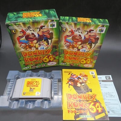 Donkey Kong 64 Nintendo 64 with Manual N64 Japanese NO Expansion Pak - Image 1 of 4