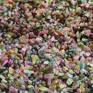Raw mix tourmaline rough Natural multi color tourmaline rough rock gemstone CX47 - Picture 1 of 11