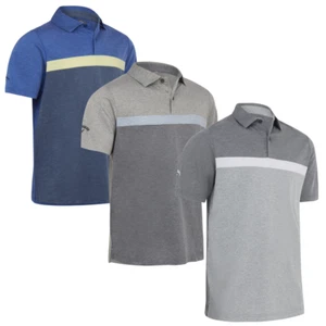 Callaway Golf Mens Soft Touch Colour Block Polo Shirt, NEW - Picture 1 of 7