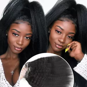 Anello Afro Kinky dritto micro anello perline remy estensioni capelli umani doppio disegno - Foto 1 di 18