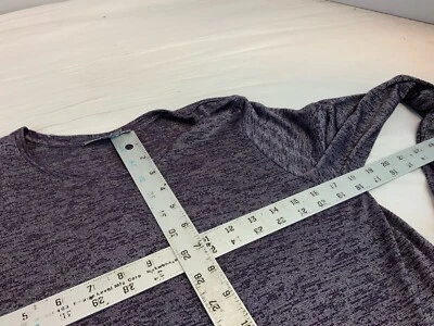 Vince Blouse Top Shirt Women’s S Gray Purple Rayon Poly Crew LS Mint YGI A1-283 - Image 1 of 4