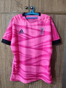 Harlequin FC Harlequins Adidas Rugby Issue Shirt Pre Match 2018/2019 Men Size 10 - Picture 1 of 9