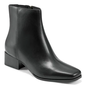 Easy Spirit Women's Sidney Leather Dress Block Heel Ankle Booties 8.5 M - Picture 1 of 9