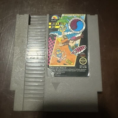 Nintendo NES T&C Surf Designs Wood & Water Rage Game LJN Cartridge only - Image 1 of 2