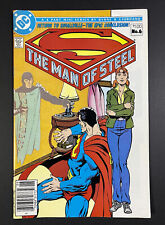 Superman: Man of Steel #6 John Byrne DC Comics Newsstand CPV 1986 VF