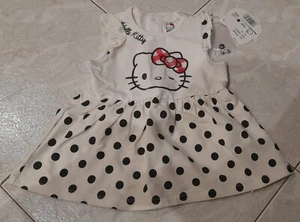 Vestitino vestito bimba bambina  Taglia 3/6 mesi  Hello kitty 95% cotone nuovo - Imagen 1 de 3