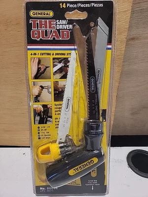 General Tools 86014 Saw/Screwdriver Set,14 Pc Multipurpose - Image 1 of 4