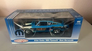 ~RARE~ 1:18 MOPAR CHAMPIONS MISS MOPAR 1968 PLYMOUTH HEMI BARRACUDA SIGNED!!! - Picture 1 of 8