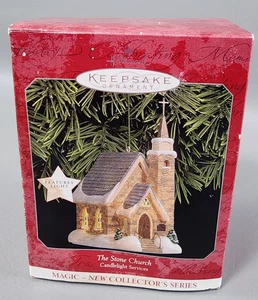 Hallmark Keepsake | Ornamento mágico The Stone Church 1998 | No probado | De colección - Imagen 1 de 13