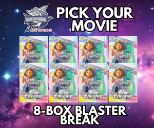 MONSTERS INC.  2025 Topps Chrome Disney 8-Box Blaster Break #3 - Imagen 1 de 2