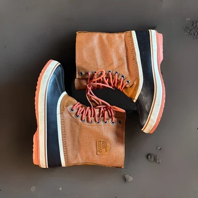 Sorel Women’s Waterproof Canvas Boot With Coral Laces  12 - Image 1 of 4
