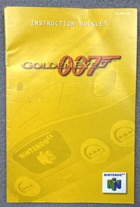 Goldeneye 007 N64 libretto istruzioni solo manuale ottimo - Foto 1 di 6