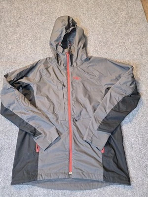 Outdoor Research San Juan Jacket Men's Size Large Gray Black SoftShell Hooded - Image 1 of 4