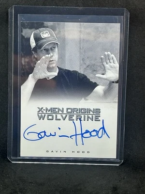 Tarjeta autografiada de Wolverine de X-Men Origins Gavin Hood Director A6 Foto 1 de 2
