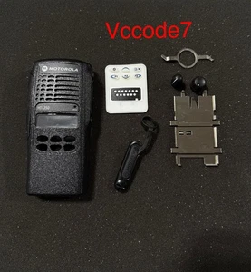 Motorola HT1250, LS, LS+ teclado limitado carcasa reacondicionada completa en (NEGRO) - Imagen 1 de 7