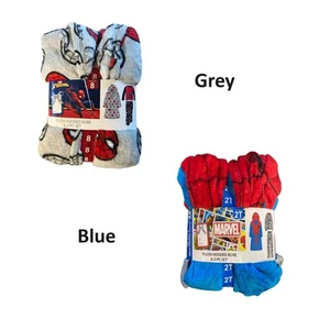 Marvel Boy's Spider-Man Plush Hooded Robe & 2-Piece Pajama Set - Picture 1 of 5