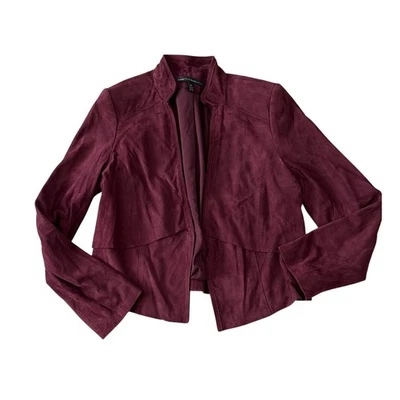 Genuine Suede Jacket Wine Burgundy Cabernet Butter Soft MP - Image 1 of 4