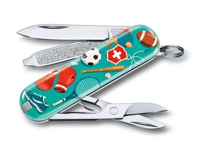 Victorinox 0.6223.L2010 Classic SD 2020 Sports World Swiss Army Knife - Image 1 of 2