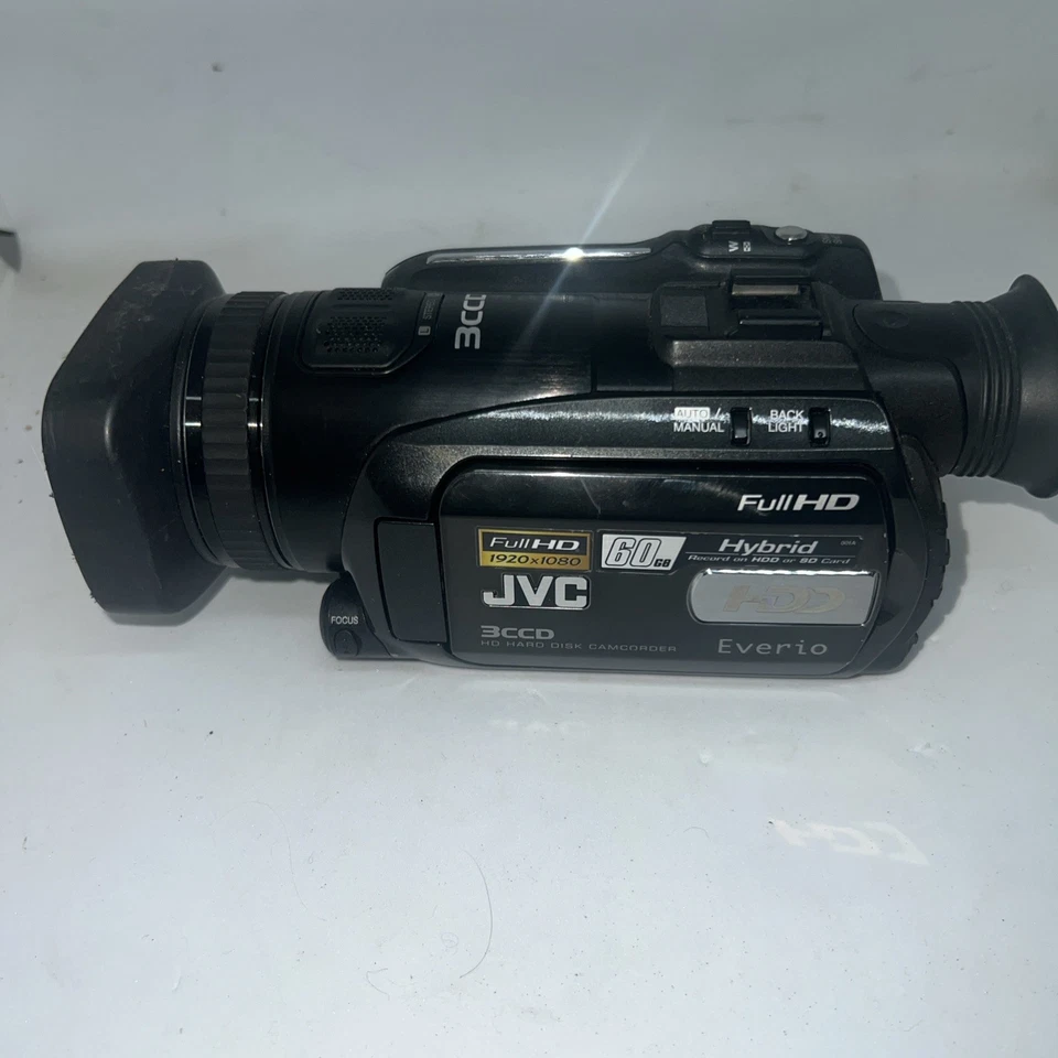 JVC Everio GZ-HD7 (60 GB) Flash Media, Hard Drive Camcorder - Image 1 of 4