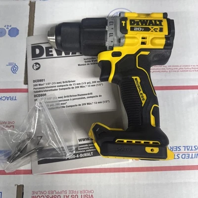 Taladro/destornillador percutor sin escobillas DeWALT DCD806B 20V XR 1/2" (SOLO HERRAMIENTA) - NUEVO Foto 1 de 4