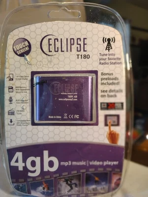 Eclipse T180 Touchscreen 4GB MP3/Video Player BRAND NEW, NEVER OPENED - Image 1 of 2