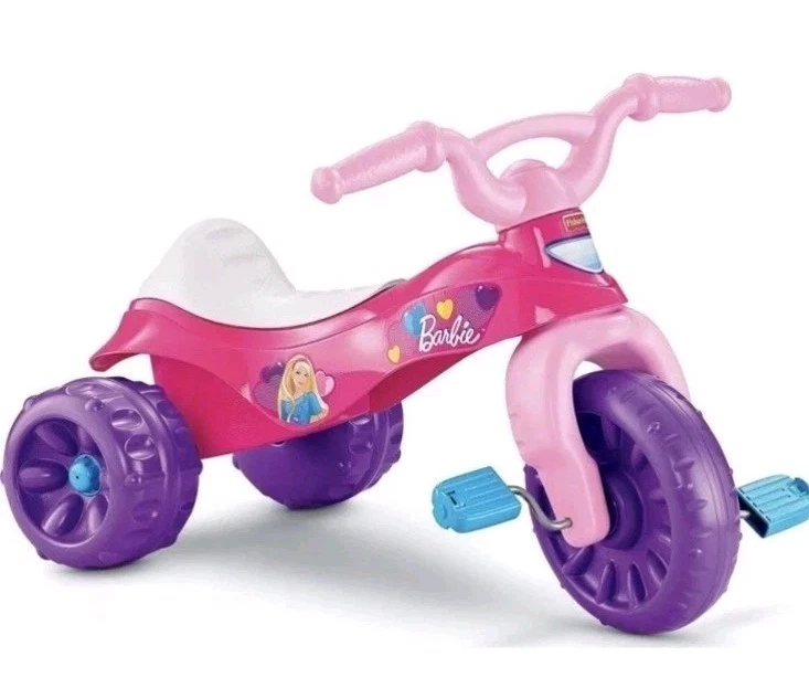 Fisher-Price Barbie Triciclo Resistente Con Almacenamiento Rueda Grande Bicicleta-Juego para Niños Pequeños Foto 1 de 4