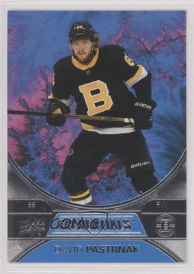 2021-22 Upper Deck Credentials Mandelbrot Fractal David Pastrnak #49 - Image 1 of 2