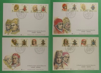 DR WHO 1998 CIUDAD DEL VATICANO 4 FDC AÑO SANTO COMBO R14146 Foto 1 de 4