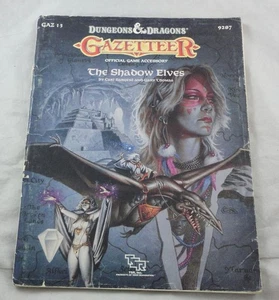Dungeons and Dragons Gazetteer #13: The Shadow Elves TSR9287 D&D - Picture 1 of 2