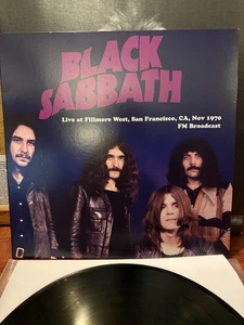 Black Sabbath - Live At Fillmore West, San Francisco, CA, Nov 1970 FM Vinyl - Picture 1 of 3