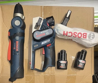Bosch 12v Planer And Right Angle Drill 3/8 - Image 1 of 4